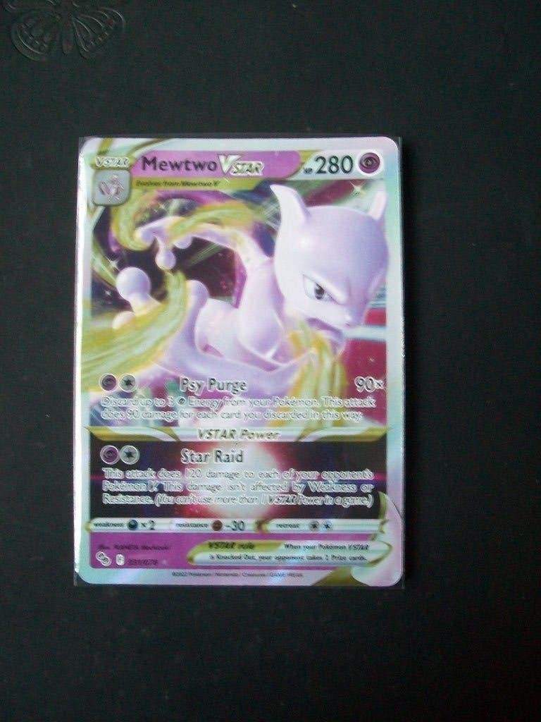 3470: Nieuwe Pokemon GO Kaart MEWTWO VSTAR HP 280 (031/078), Verzenden, Nieuw, Losse kaart, Foil