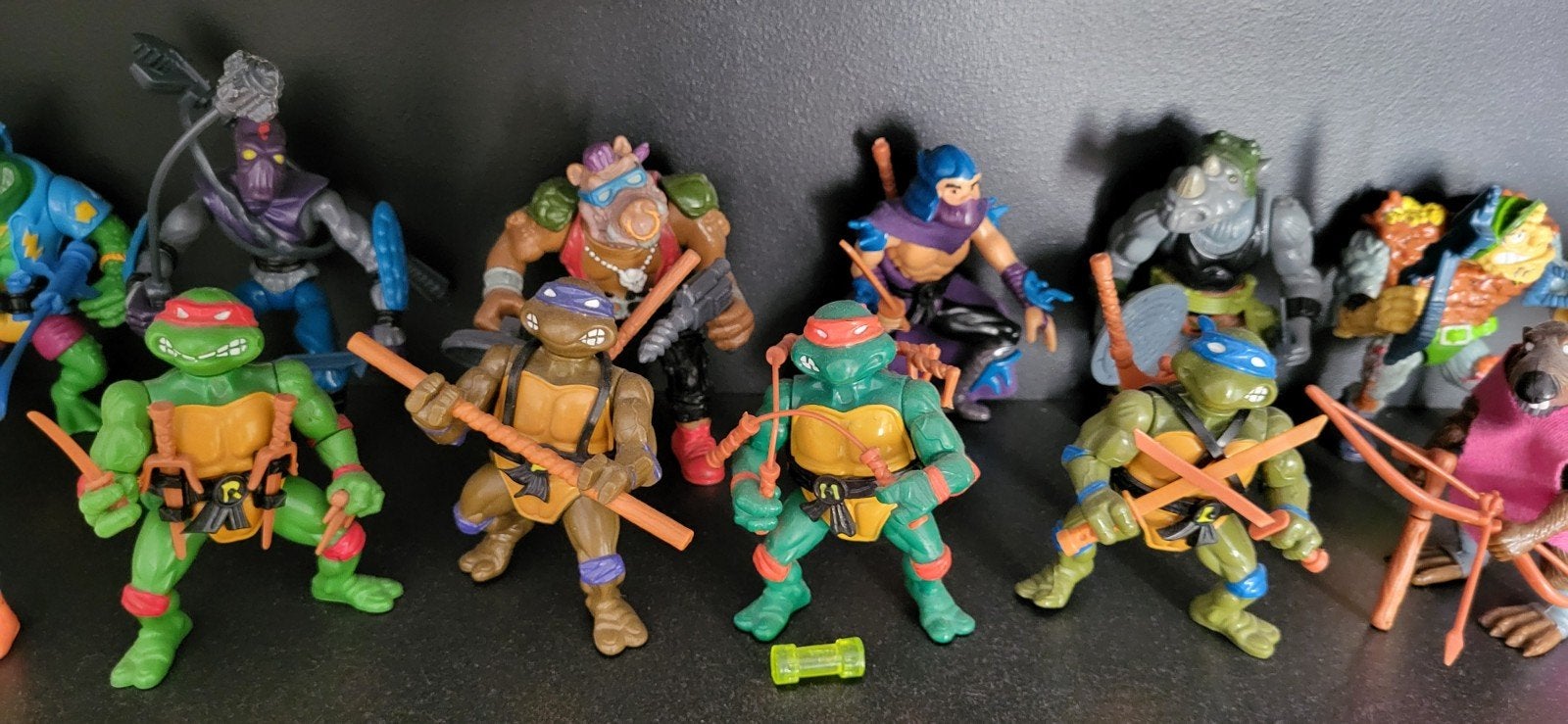 collectie vintage Teenage Mutant Ninja Turtles figuren, Kinderen en Baby's, Speelgoed | Actiefiguren, Ophalen of Verzenden, Gebruikt