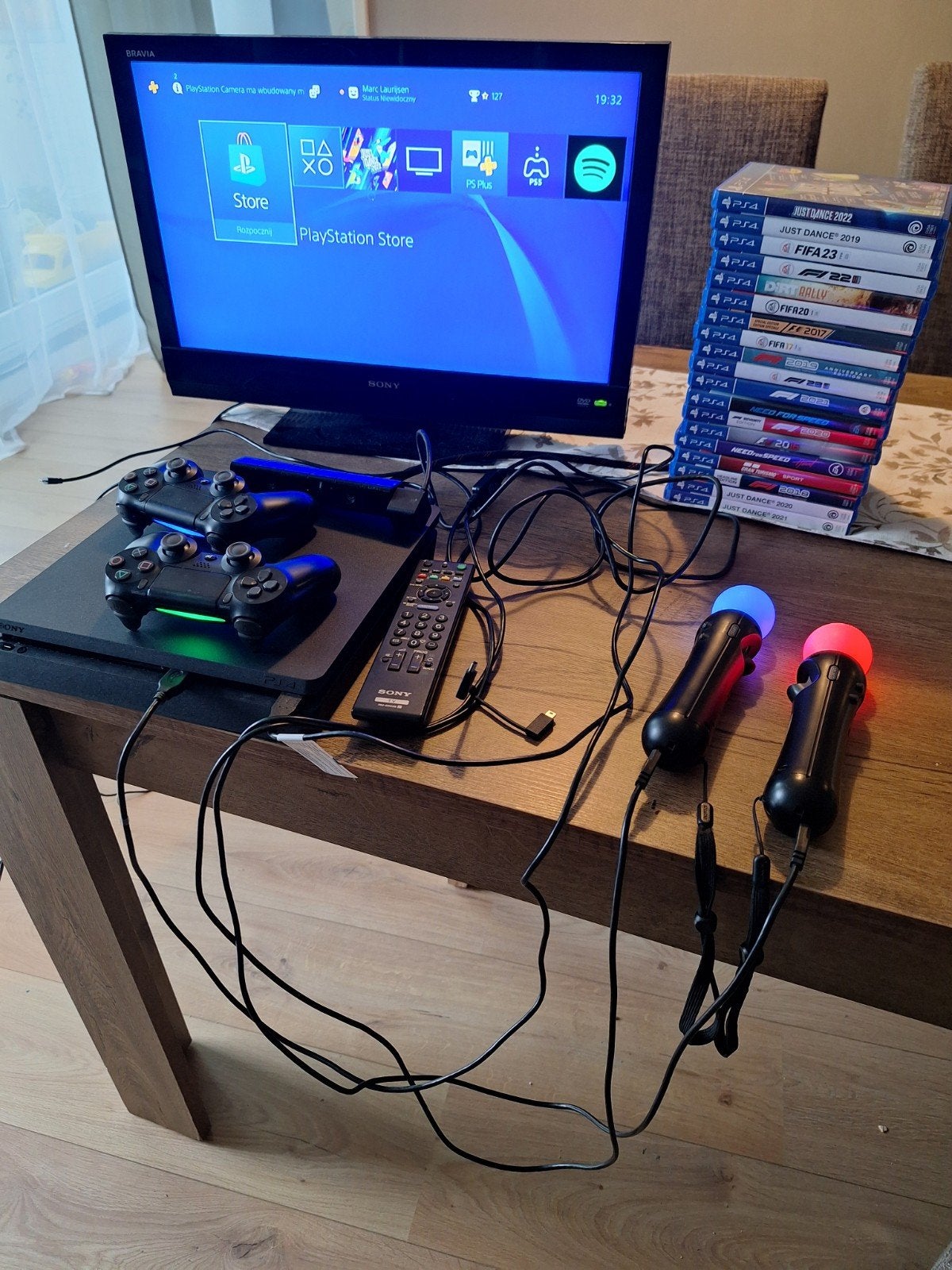 PlayStation 4 1TB Set met games en controllers en TV, Ophalen, Met games, Met 2 controllers, Zo goed als nieuw