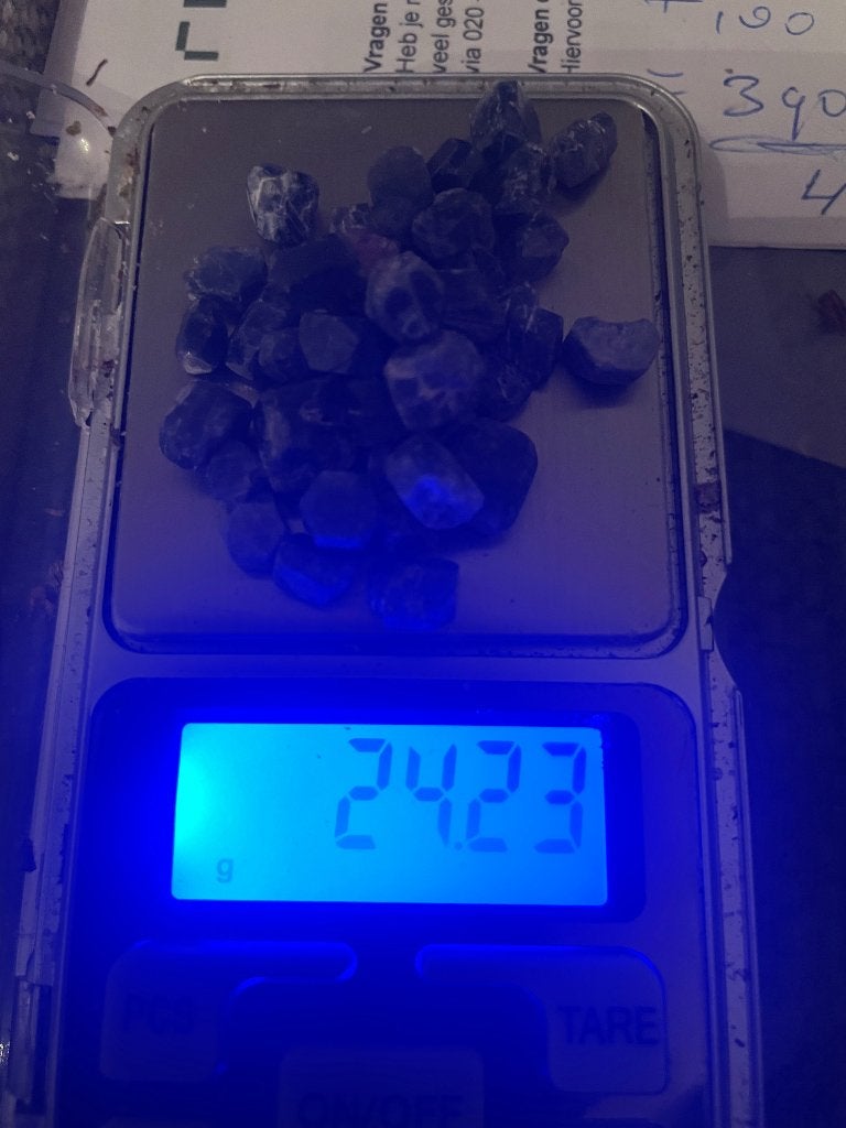 Te koop ruwe smaragden en saffier, Ophalen of Verzenden