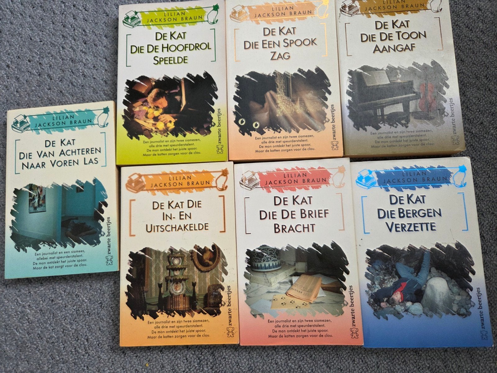7 pockets de beertjes--de kat __ lilian jackson braun, Ophalen of Verzenden, Gelezen