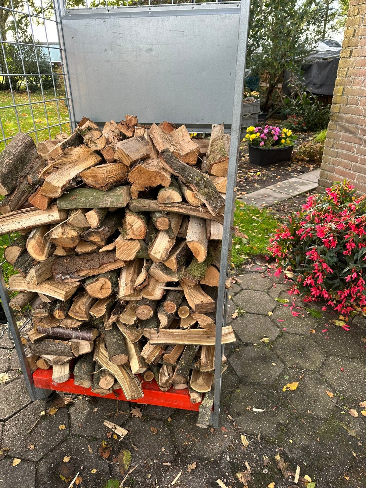 2jr gedroogd Openhaardhout te koop, Minder dan 3 m³, Ophalen