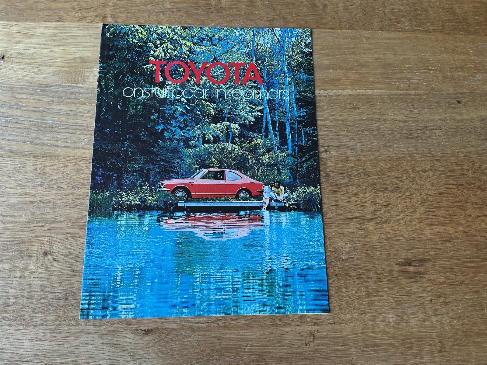 Toyota brochure: Corolla 1200 Coupe, Stationcar, Crown 2600, Ophalen of Verzenden, Gelezen, Toyota