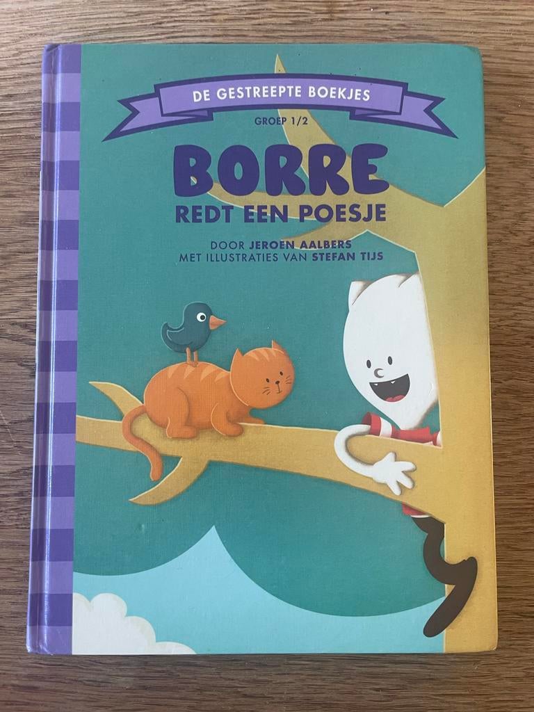 Borre redt een poesje - De gestreepte boekjes, Gelezen, 5 of 6 jaar, Fictie algemeen, Jongen of Meisje