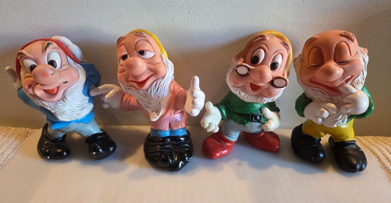 Vintage Sneeuwwitje & 7 Dwergen Collectible figuren - 12st., Verzamelen, Verzenden, N, N, N