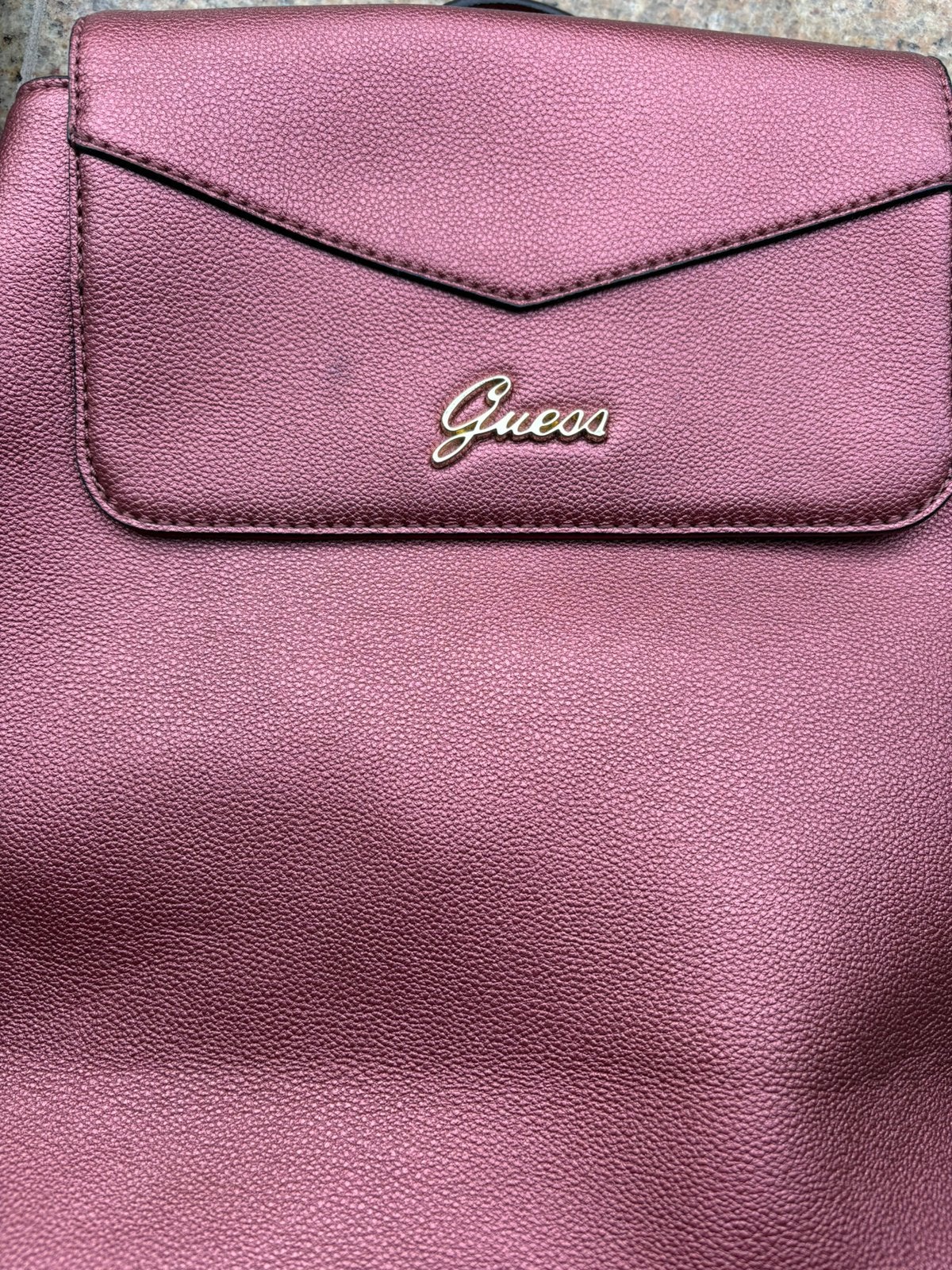 Guess tas roze/ pink als rugtas en tas te gebruiken, Ophalen, Zo goed als nieuw, Roze, Handtas