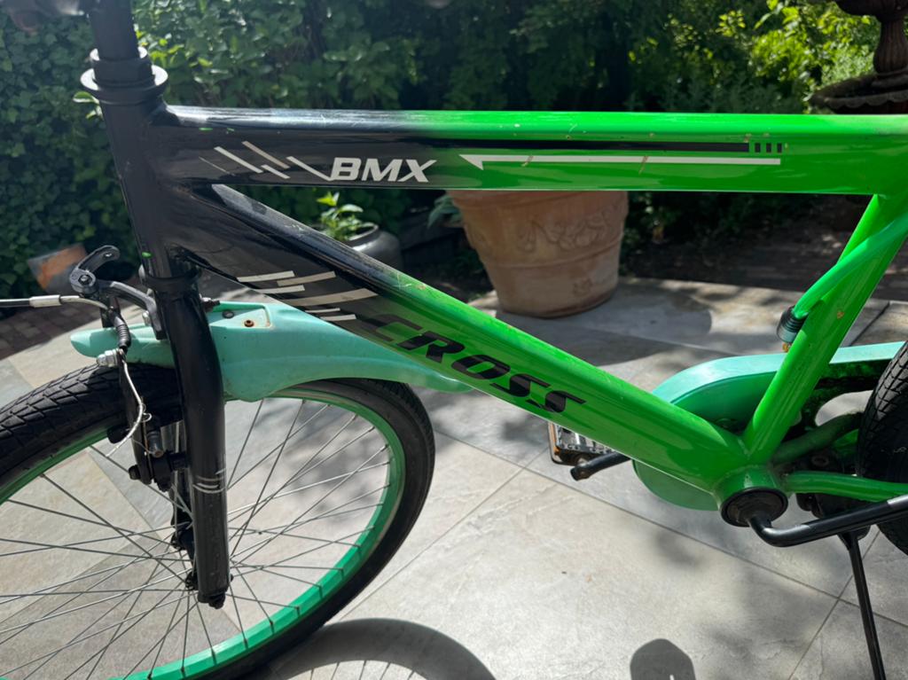 BMX stoere cross fiets voor kinderen vanaf 6 jaar, Fietsen en Brommers, Fietsen | Crossfietsen en BMX, Terugtraprem, Gebruikt