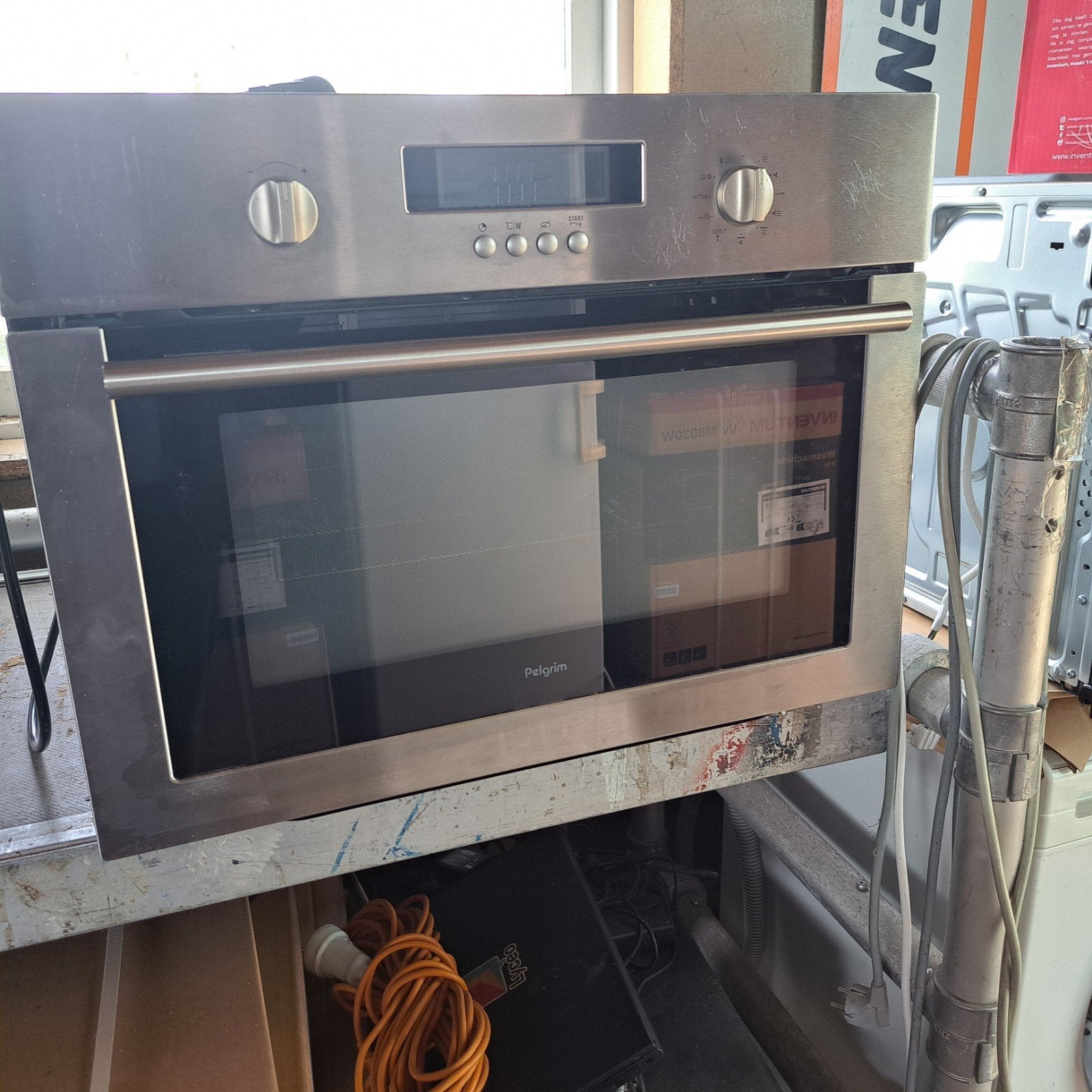 Wie zoekt een goede, gebruikte en ook goedkope combi oven?, Witgoed en Apparatuur, Magnetrons, Ophalen, Combimagnetron, Hete lucht