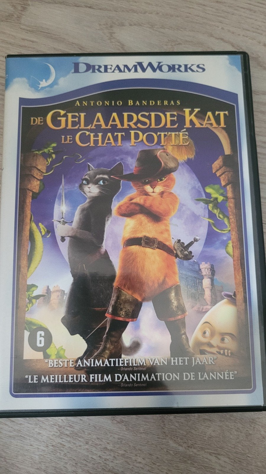 de gelaarsde kat dvd, Alle leeftijden, Ophalen of Verzenden, Zo goed als nieuw, Amerikaans