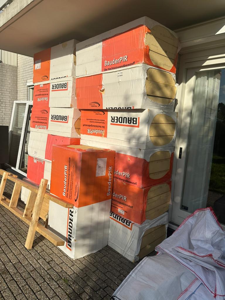 isolatieplaten nieuw, Ophalen, 12 cm of meer, Zo goed als nieuw, Hardschuim (Pir)