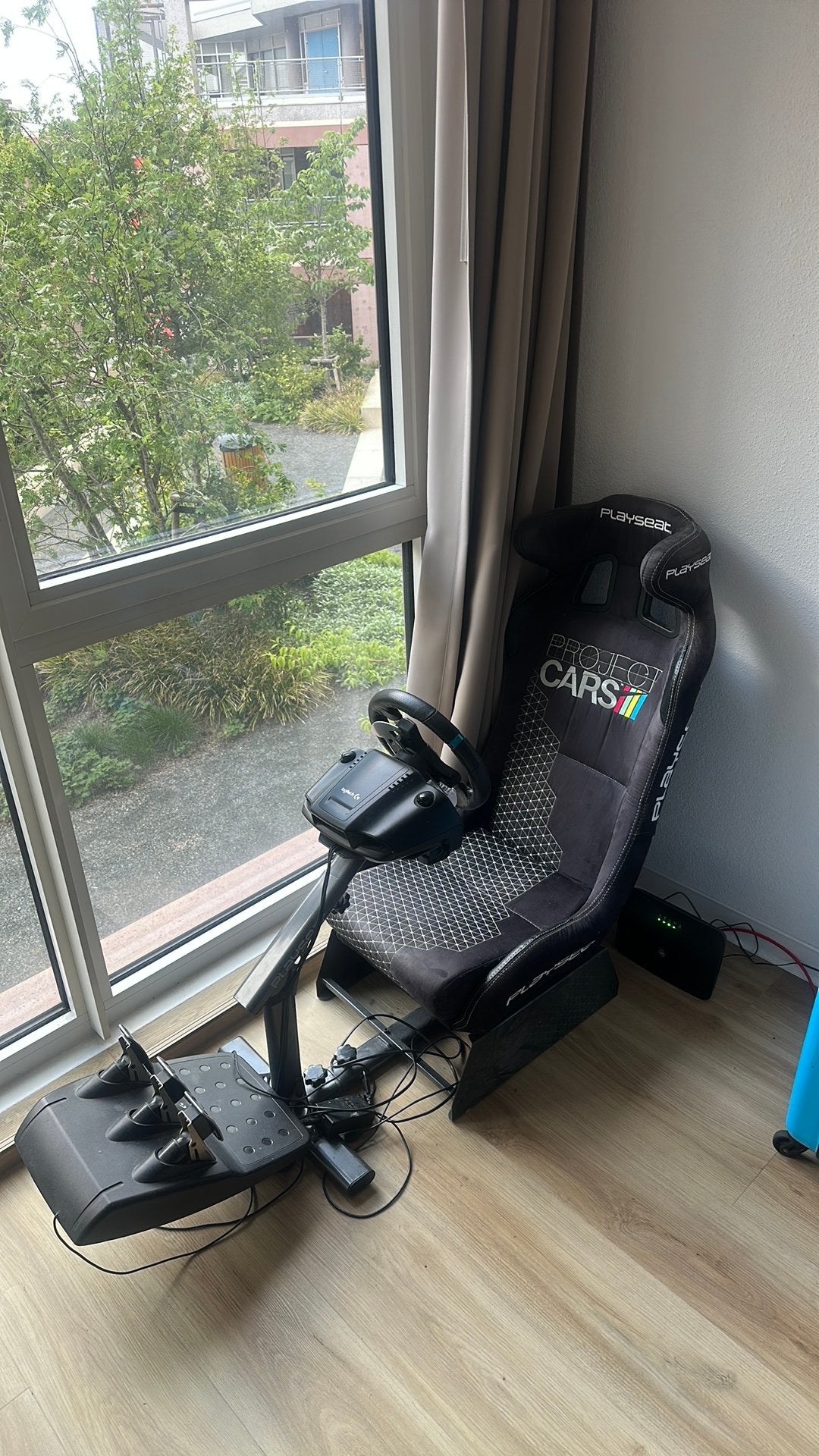 Logitech G29 + playseat project cars editie, Ophalen, Zo goed als nieuw, Playseat of Racestoel