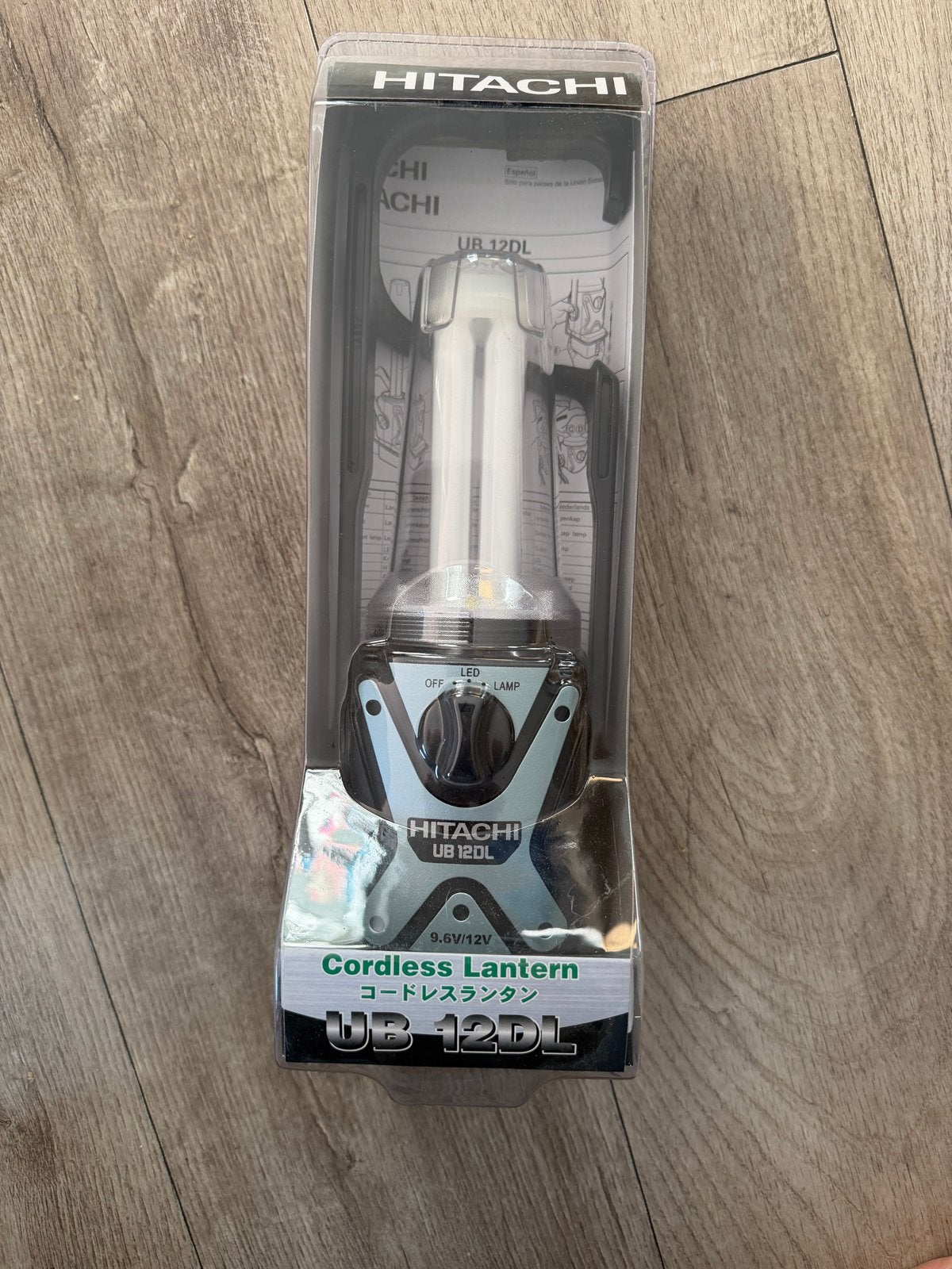 Hitachi UB12DL Draadloze Lantaarn - Nieuw in verpakking, Ophalen of Verzenden, Nieuw