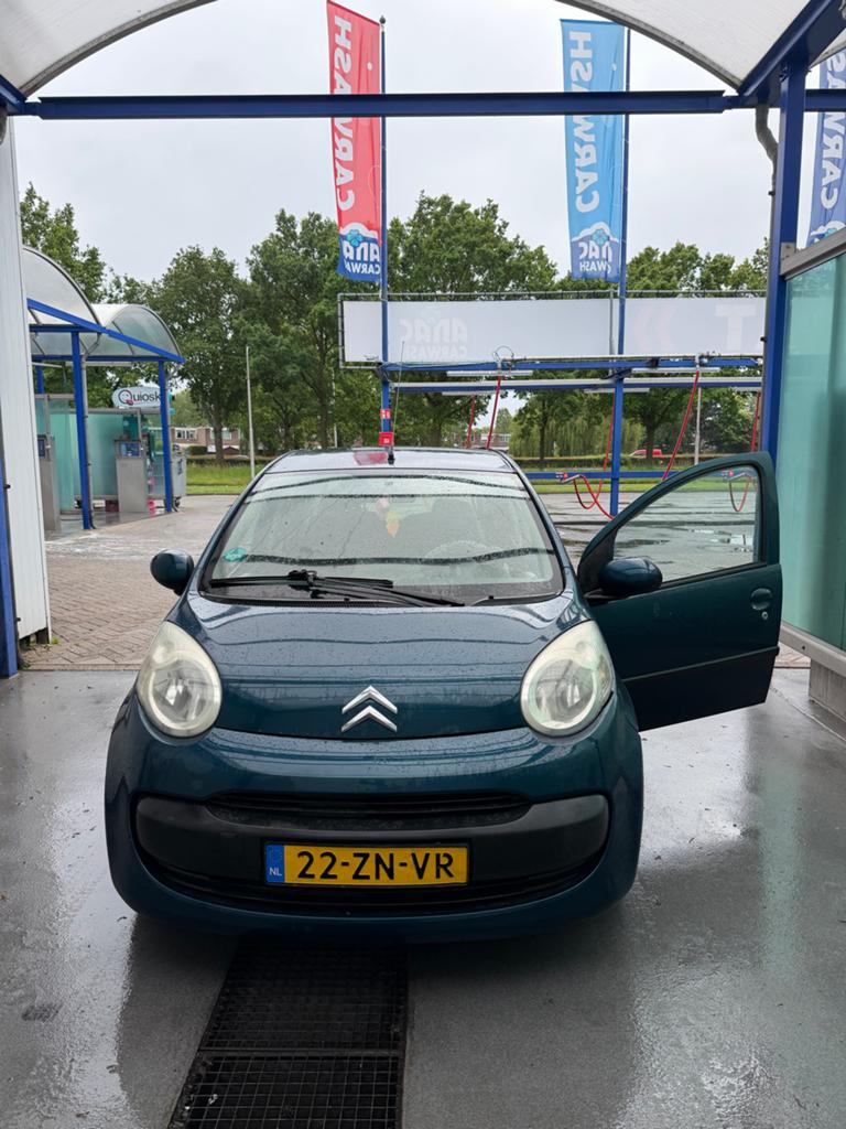 Citroën C1 1.0 5-DRS 2008 Blauw, Auto's, Voorwielaandrijving, Zwart, C1, 68 pk