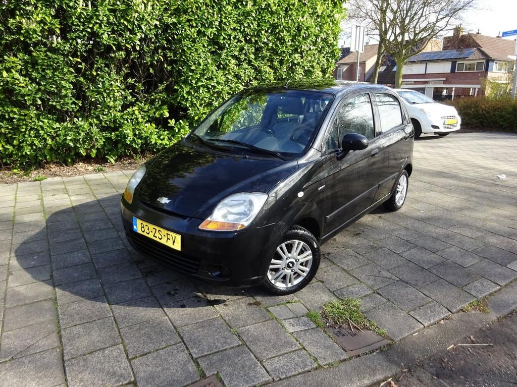 Chevrolet Matiz MET JAAR APK & NIEUW KOPLING! 0649661531, Auto's, Chevrolet, Voorwielaandrijving, Gebruikt, Zwart, Origineel Nederlands