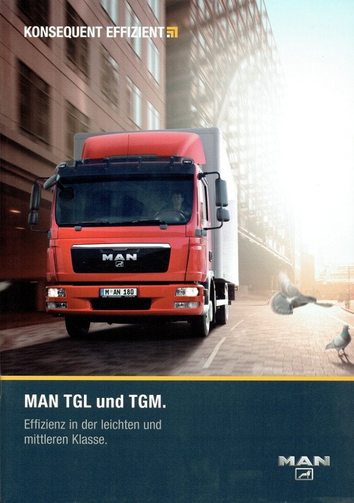 Folder MAN TGL en TGM (2010), Verzenden, Gelezen, Overige merken