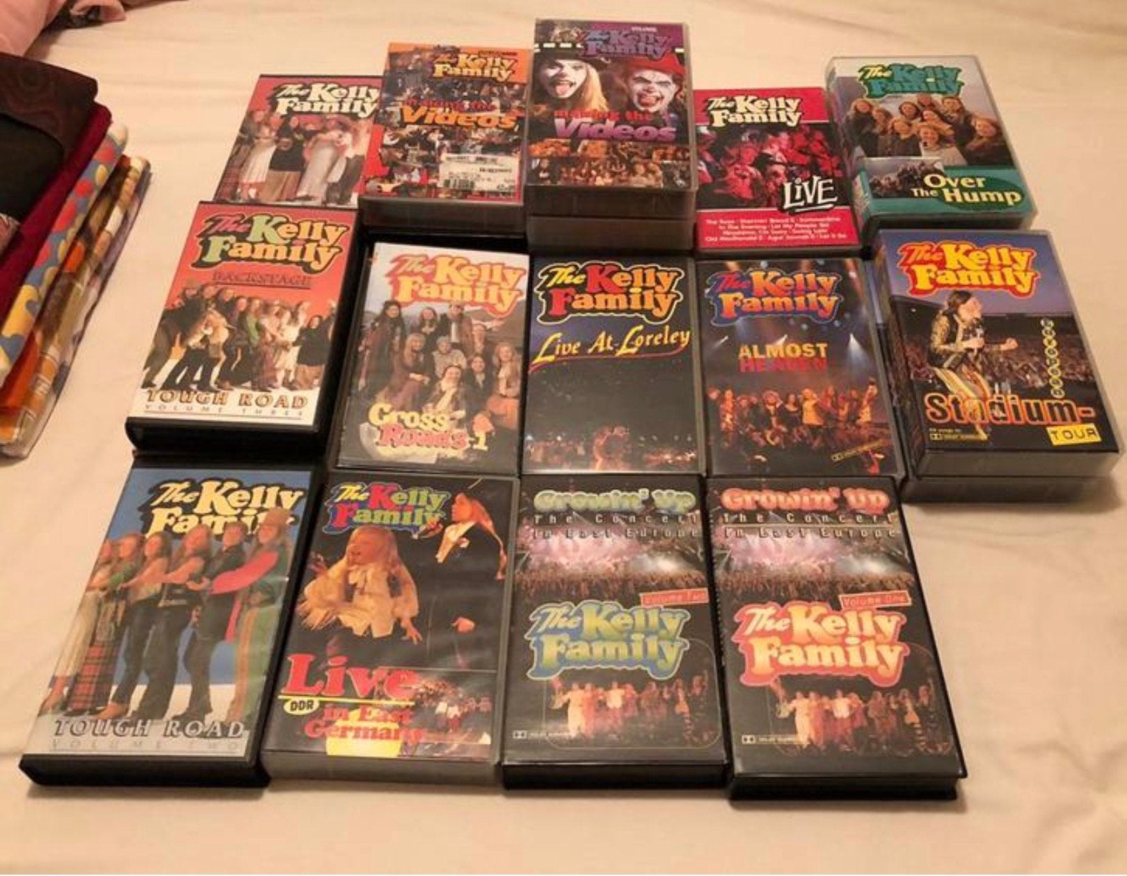 Videobanden van The Kelly Family., Muziek, Gebruikt, Alle leeftijden, Ophalen of Verzenden