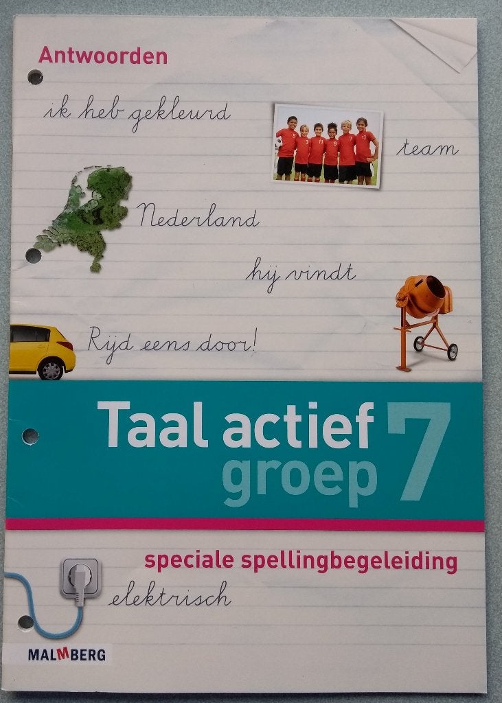 Taal actief 4, groep 7 Speciale Spellingbegel., Antwoorden, Verzenden, Zo goed als nieuw, Overige niveaus, Nederlands