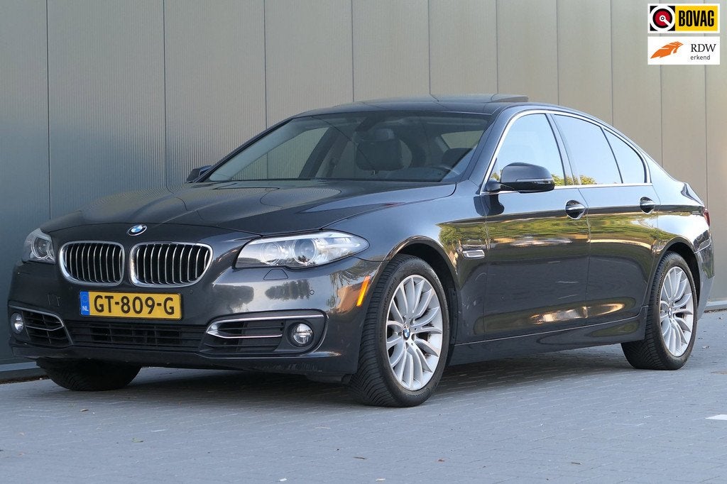BMW 5-serie 528i High Executive Schuifdak Memory Stuurverwar, Auto's, BMW, Automaat, Euro 5, Achterwielaandrijving, 4 cilinders