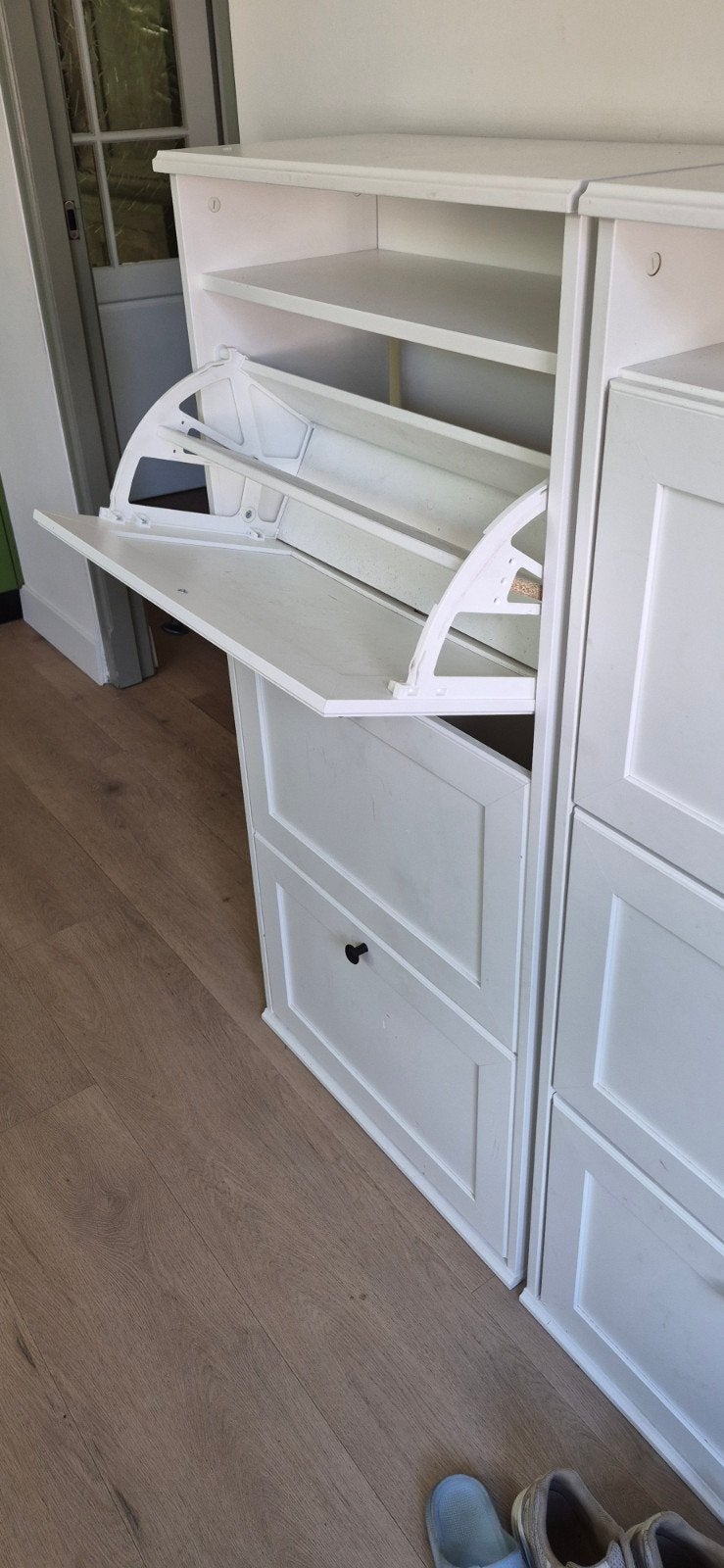 2x IKEA BRUSALI schoenenkasten - 61x30x130 cm, Huis en Inrichting, Ophalen, Gebruikt, Modern