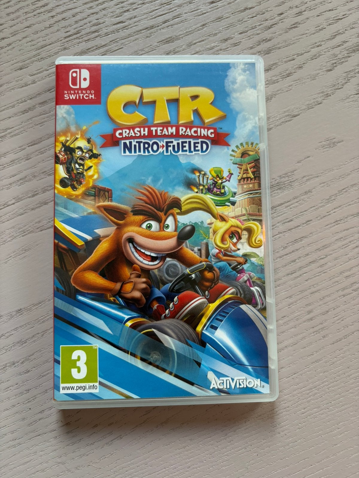 CTR Crash Team Racing Nitro Fueled, Spelcomputers en Games, Racen en Vliegen, Ophalen of Verzenden, Zo goed als nieuw, 3 spelers of meer