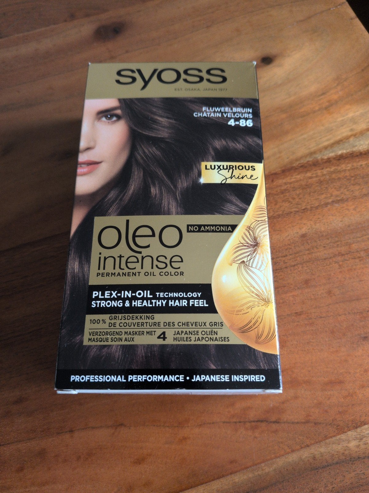 Syoss Oleo Intense Haarverf Fluweelbruin 4-86, Ophalen of Verzenden, Nieuw, Overige typen