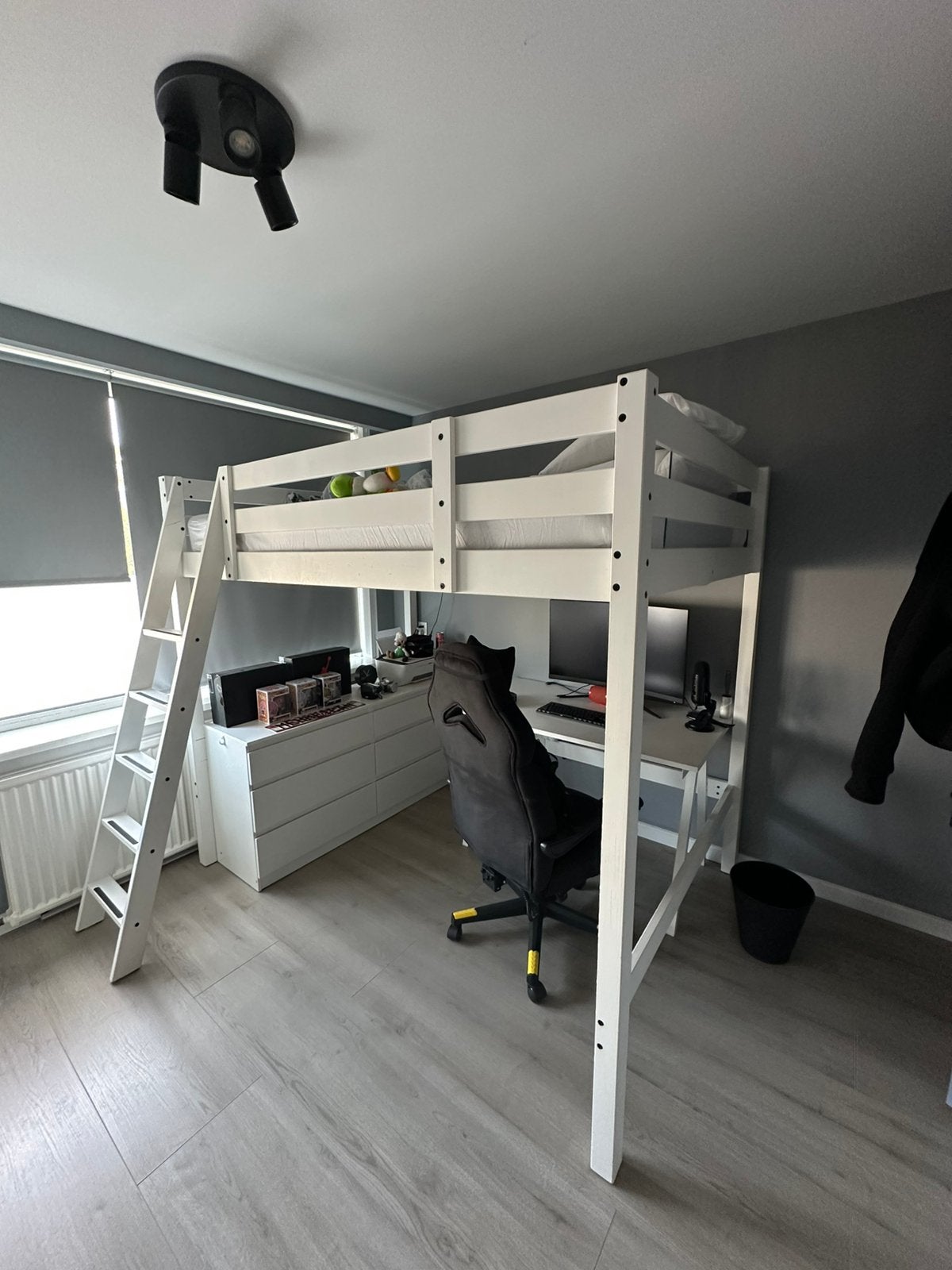 IKEA STORA bed 140200 – ingekort MOET SPOED WEG, Ophalen, Gebruikt, Hoogslaper, 140 cm