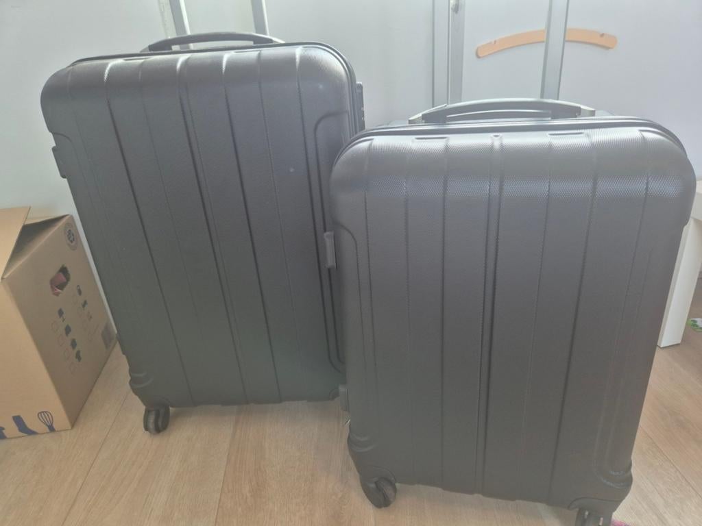 Set van 2 koffers, Ophalen, Hard kunststof, 70 cm of meer
