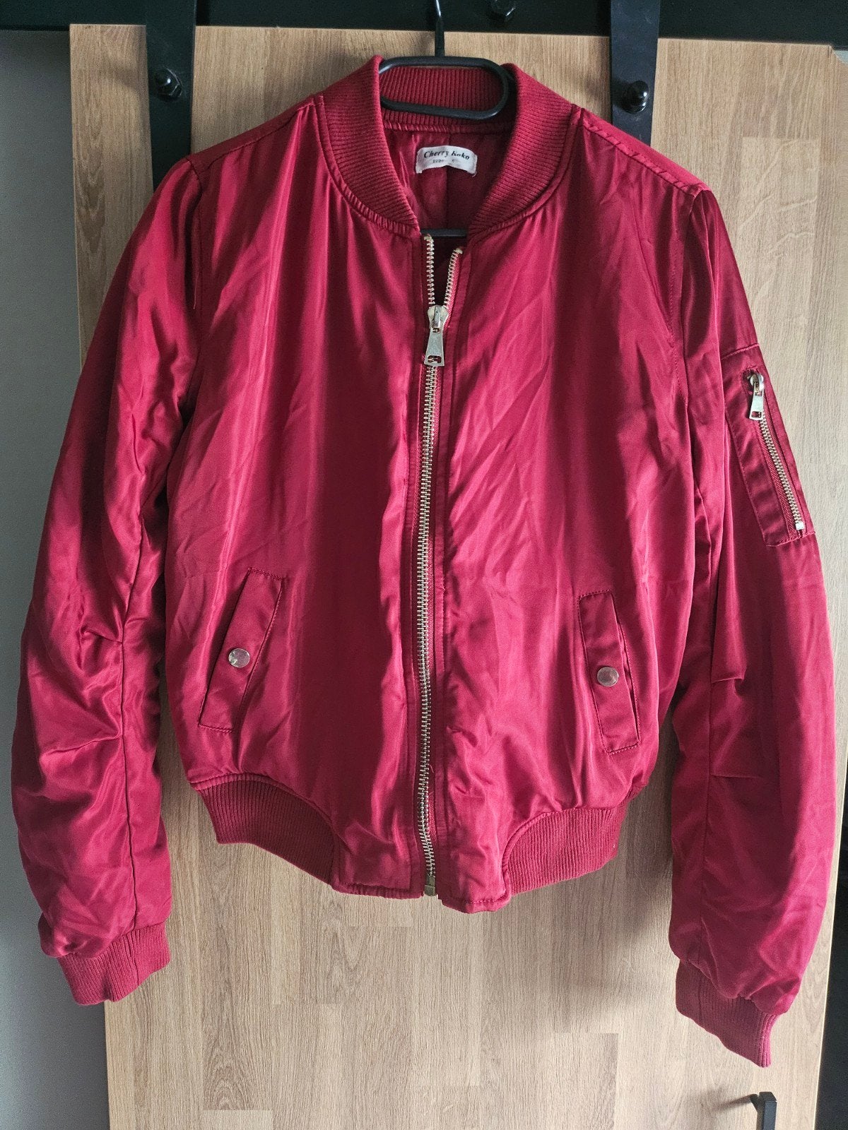 Cherry Koko Bomberjack - Maat S - Rood, Kleding | Dames, Ophalen of Verzenden