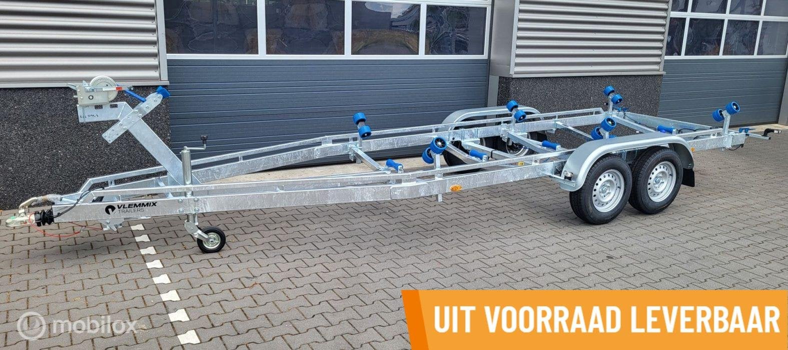 NIEUW Boottrailer Vlemmix BTR2 7m 2700 tandemas, Watersport en Boten, Nieuw, Overige typen, Geremd