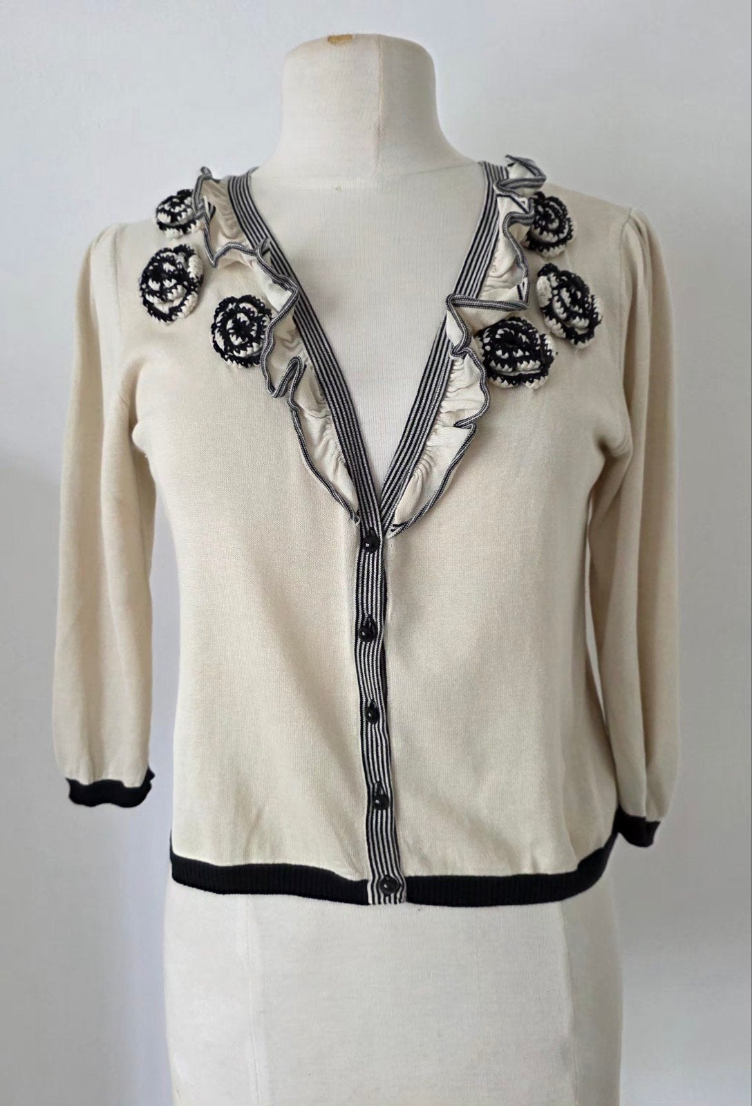 Max Mara MaxMara vest in zijde/katoen mix 40/42, Max Mara MaxMara, Verzenden, Zo goed als nieuw, Zwart