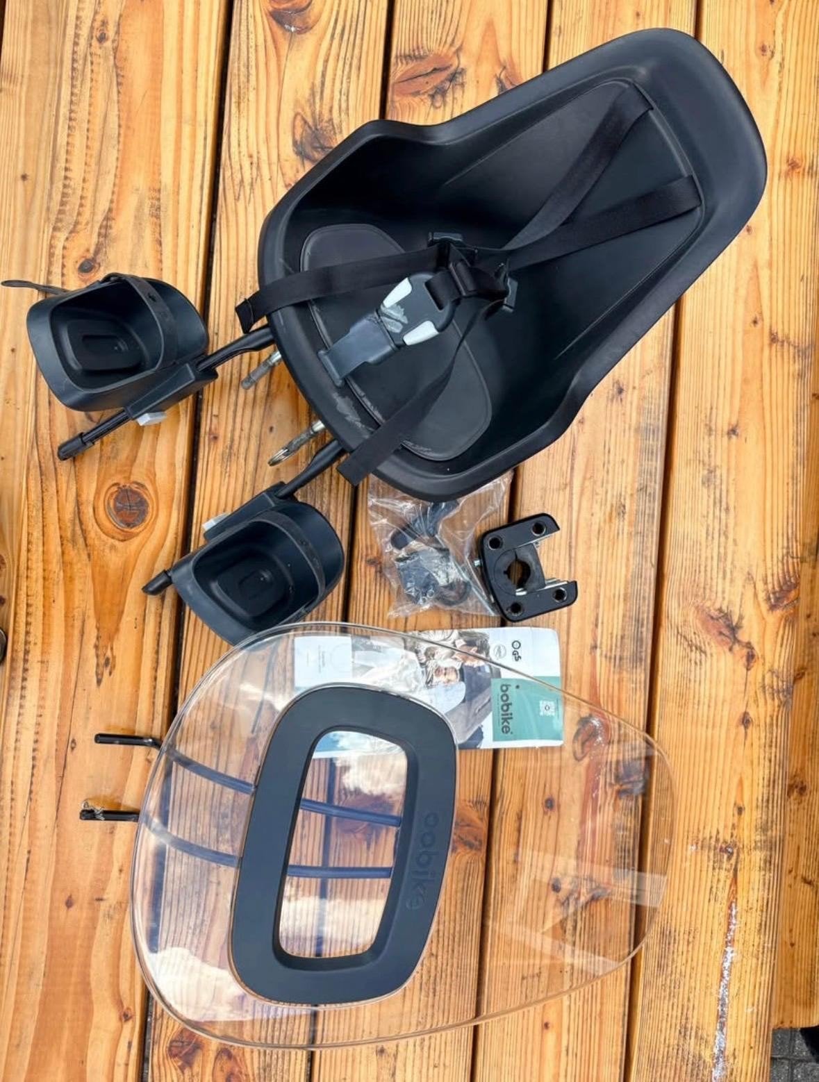 Bobike Exclusive Mini fietszitje met windscherm, Ophalen, Voorzitje, Bobike, 0 t/m 13 kg