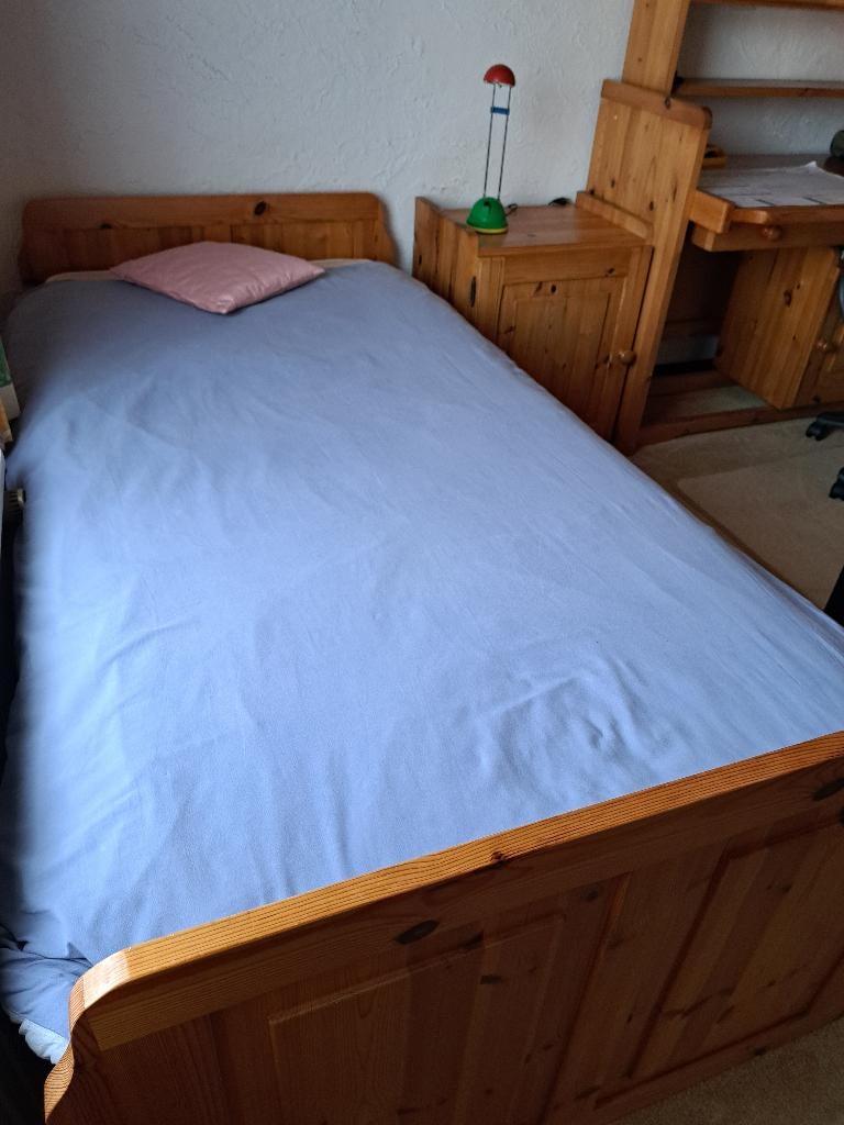 complete kinderkamer grenen, Kinderen en Baby's, Kinderkamer | Complete kinderkamers, Ophalen, Gebruikt, Jongetje of Meisje