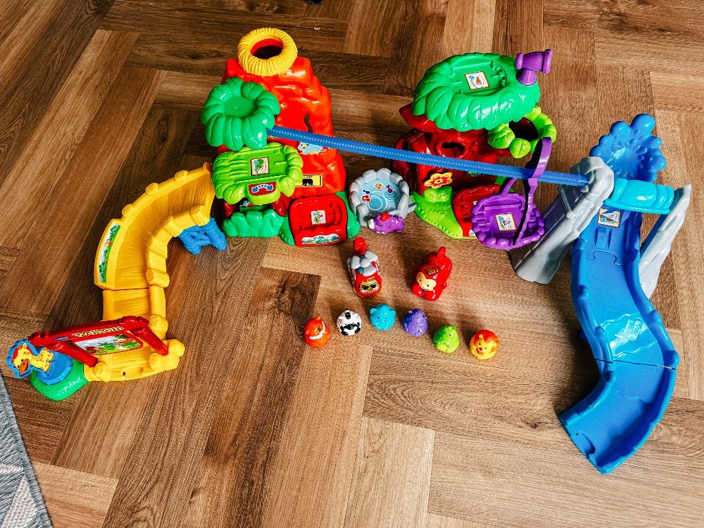 Vtech zoef zoef dieren jungle, Kinderen en Baby's, Speelgoed | Vtech, Ophalen of Verzenden, Zo goed als nieuw, 6 maanden tot 2 jaar