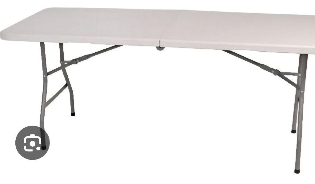 Partytafel 180x75 en 70 cm hoog, Ophalen, Gebruikt