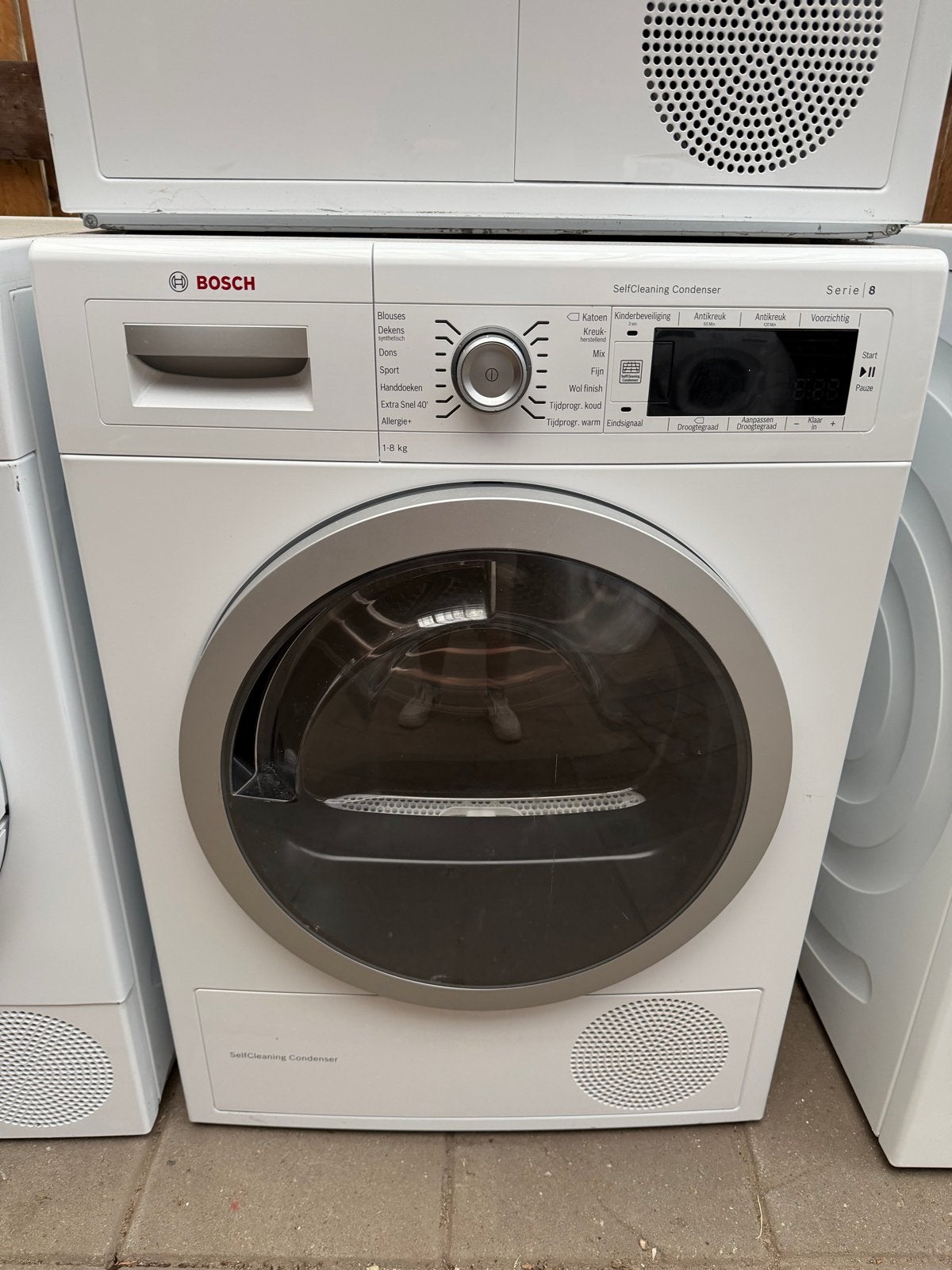 Bosch Serie 8 Warmtepompdroger A+++ met garantie, Witgoed en Apparatuur, Wasdrogers, Ophalen, 6 tot 8 kg, Zo goed als nieuw, 85 tot 90 cm