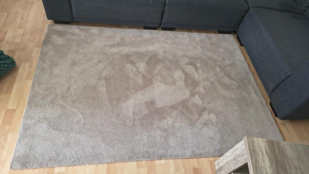 Oudroze vloerkleed - 200x134 cm, Ophalen, Gebruikt, 100 tot 150 cm, Beige