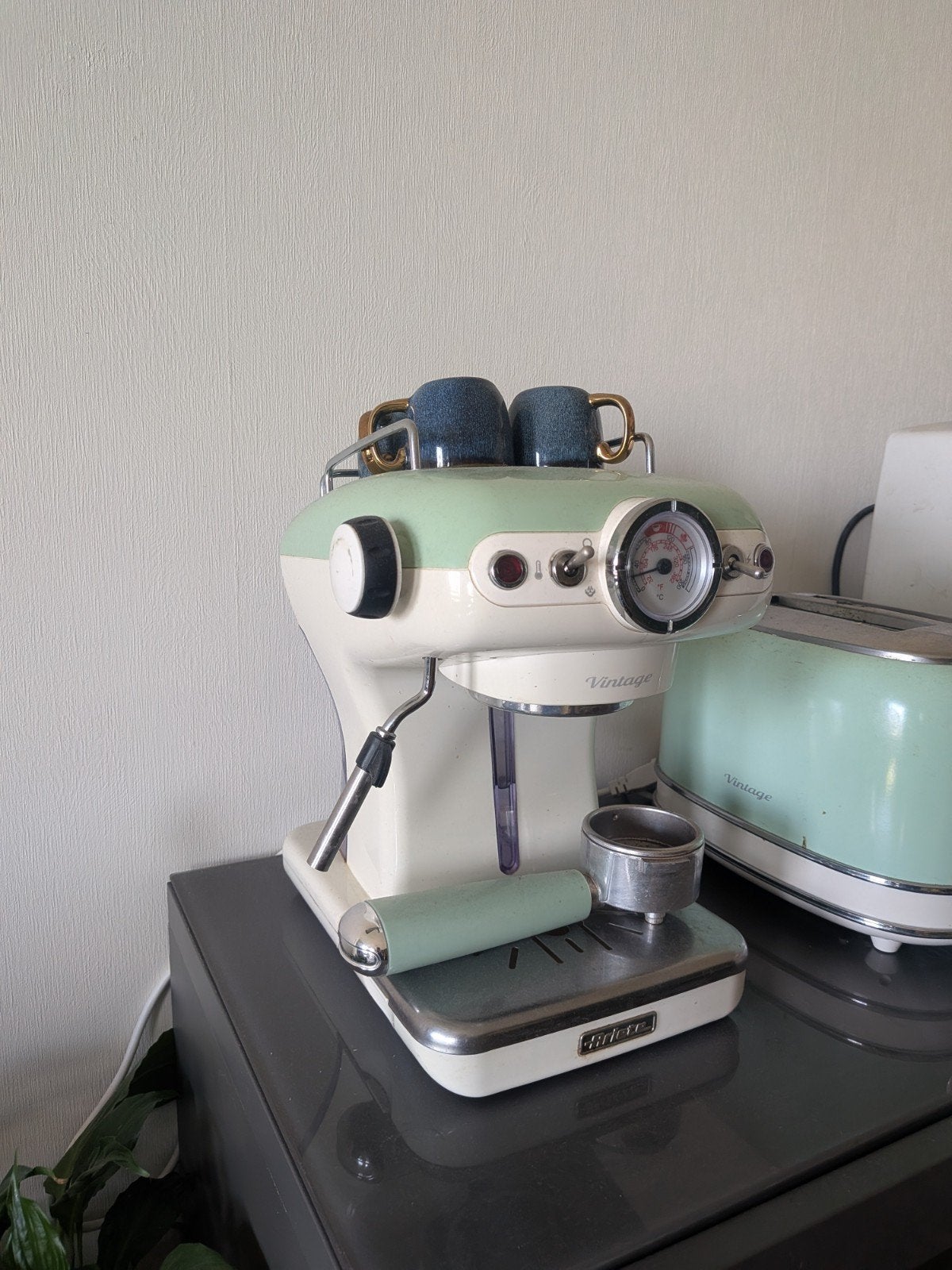 Vintage Ariete Espressomachine, Gebruikt, Espresso apparaat, Gemalen koffie, 1 kopje