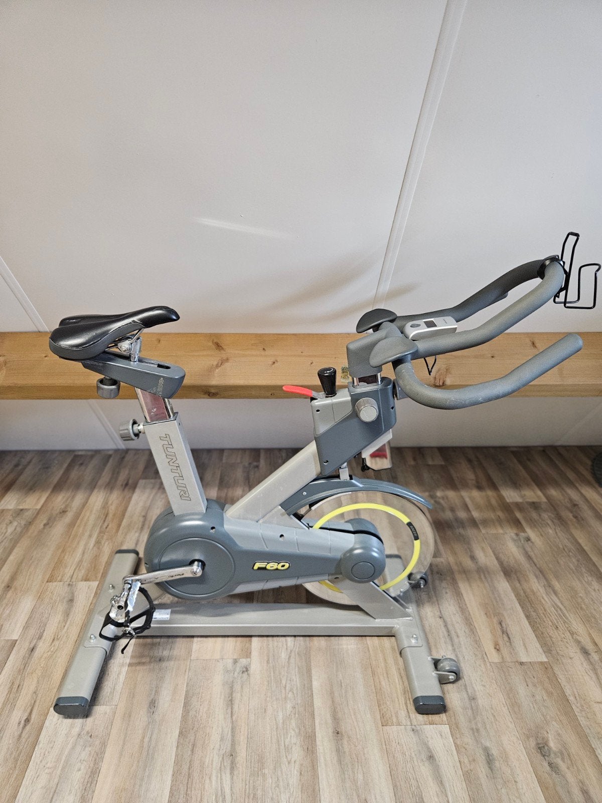 Tunturi F60 Spinningfiets (Antraciet/Geel), Ophalen, Gebruikt, Metaal, Spinningfiets