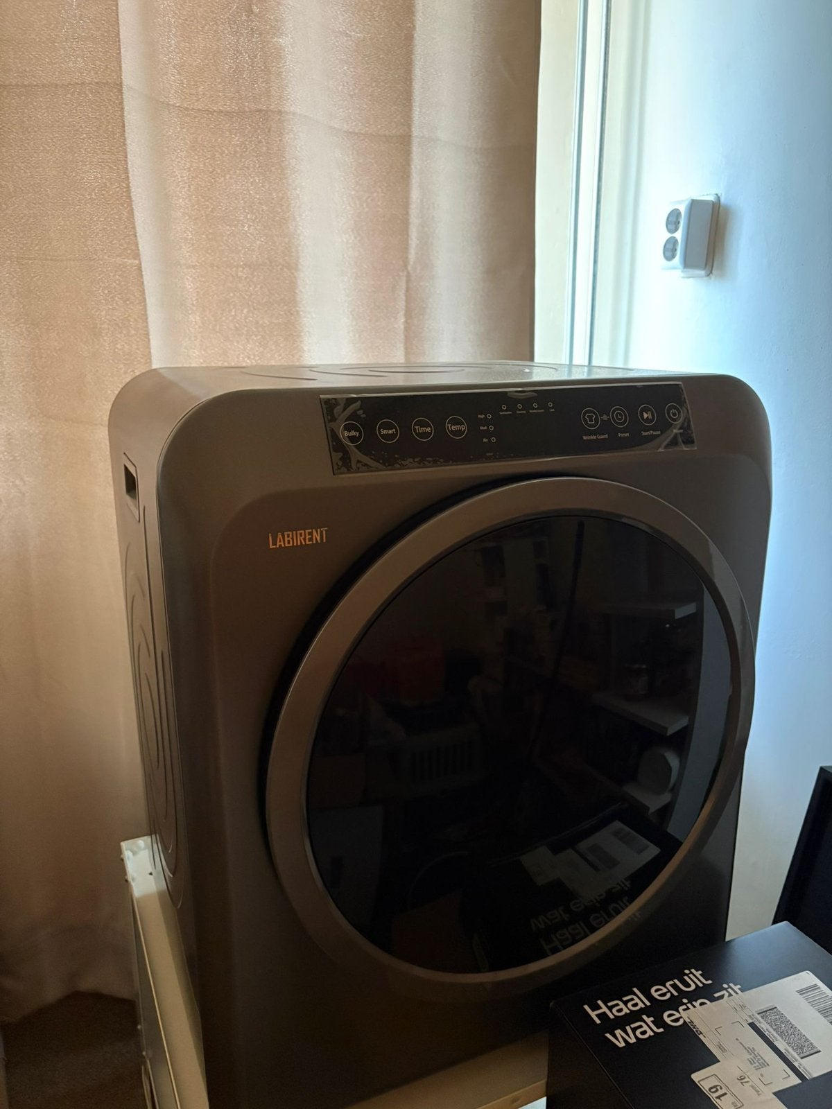 Labirent wasdroger 6KG, Ophalen, 6 tot 8 kg, Minder dan 85 cm, Luchtafvoer