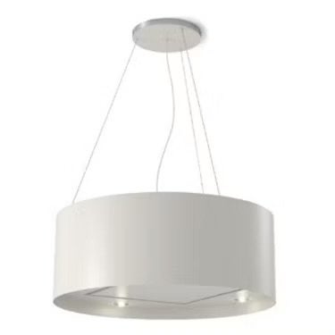 Wave design Eilandschouwkap - Wit, recirculatie zgan nieuw, Witgoed en Apparatuur, Ophalen, 800 m³ per uur of meer, Zo goed als nieuw