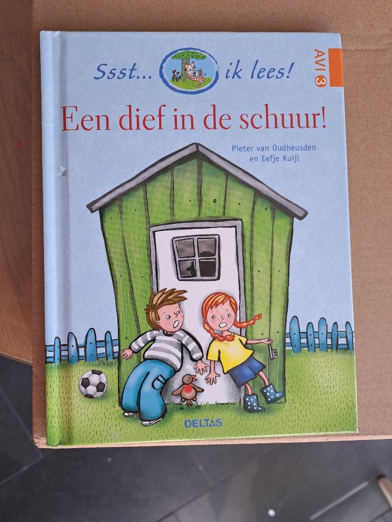Ssst... ik lees! Een dief in de schuur! AVI 3 kinderboek, Fictie algemeen, Pieter van Oudheusden en Eefje Kuijl, Ophalen of Verzenden