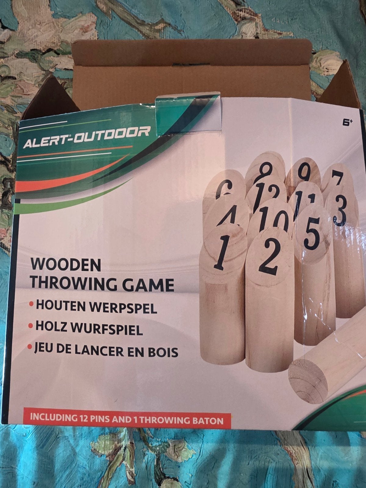 soort bowling spel (Mölkky) - Outdoor Spel voor Jong en Oud, Ophalen, Zo goed als nieuw