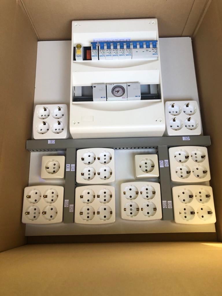 Kweekspullen stroombord schakelbord c20 automaten, getest!, Tuin en Terras, Kweekspullen, Ophalen of Verzenden, Nieuw, Overige typen