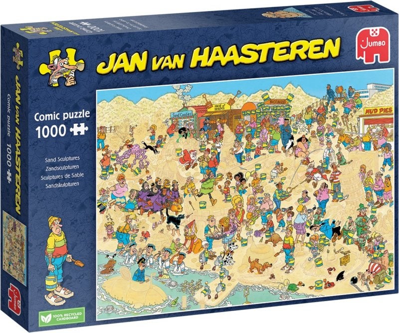 Jan van Haasteren - Zandsculpturen - 1000 stukjes, Ophalen of Verzenden, 500 t/m 1500 stukjes, Nieuw, Legpuzzel