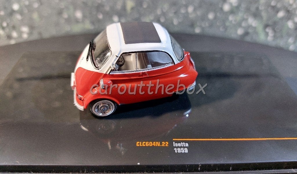 BMW Isetta 1959 rood 1:43 Ixo V1196, Verzenden, Nieuw, Auto, Overige merken