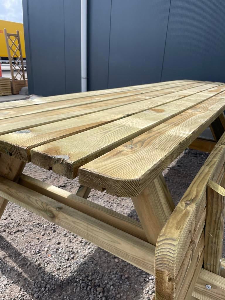 Picknicktafels 300cm Geïmpregneerd picknickbank 12 PERSONEN, Ophalen, Wr, Nieuw, Wr