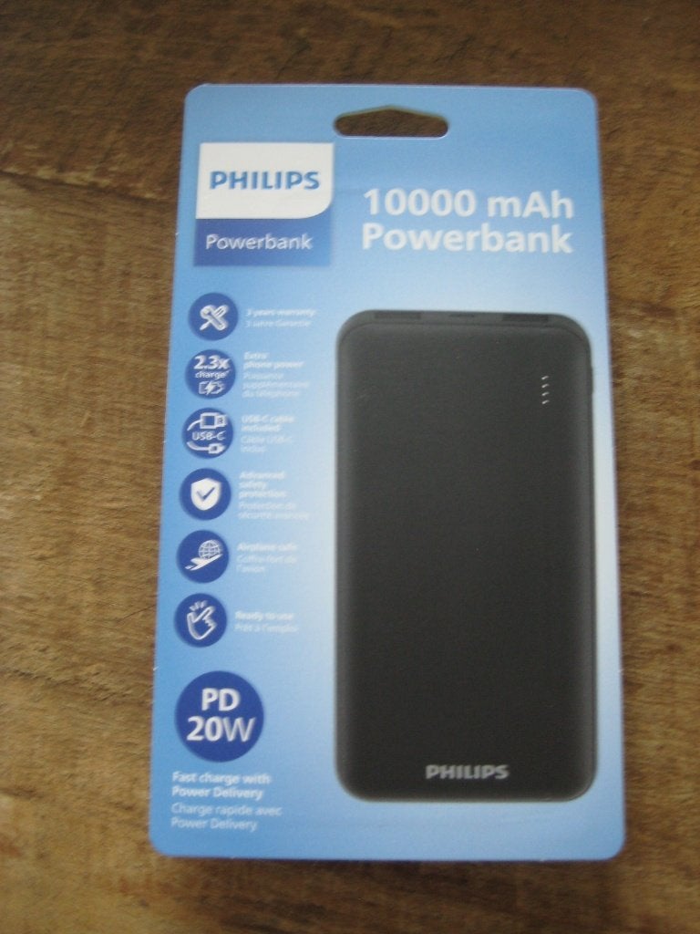 Philips powerbank 10000 mAh nieuw in verpakking., Ophalen of Verzenden, Nieuw, Philips