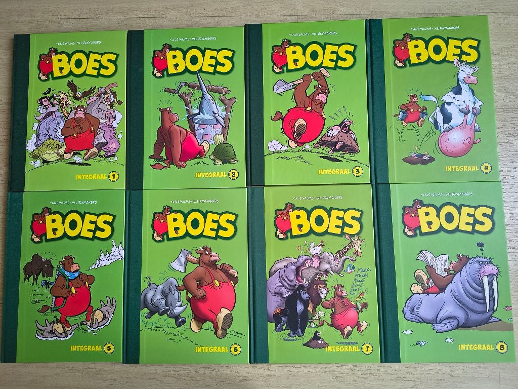 8 Luxe bundelingen van Boes door Wil Raymakers, Complete serie of reeks, Nieuw, Ophalen of Verzenden, Wil Raymakers