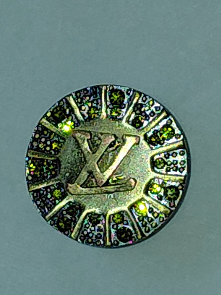 Louis Vuitton vintage oorstekers., Ophalen of Verzenden, Gebruikt, Groen, Overige typen