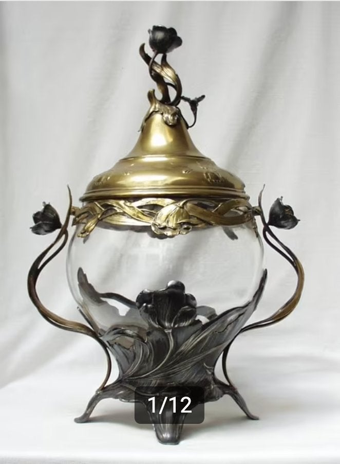 Art Nouveau Punchbowl., Ophalen of Verzenden